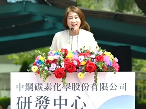 ▲屏東縣長周春米致詞。(圖／中鋼碳素化學公司提供)