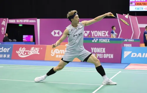台北羽球公開賽／林俊易直落二擊退印尼小鋼炮金廷　晉級男單16強