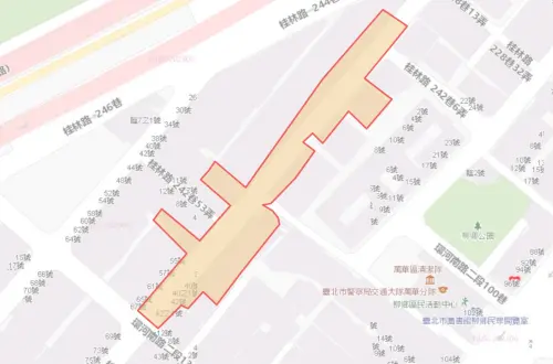 ▲台北市萬華區7月31日停水範圍。（圖／自來水公司water.gov.tw）