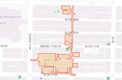 ▲台北市中山區7月31日停水範圍。（圖／自來水公司water.gov.tw）
