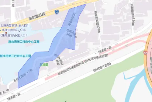 ▲新北市三重區7月31日停水範圍。（圖／自來水公司water.gov.tw）