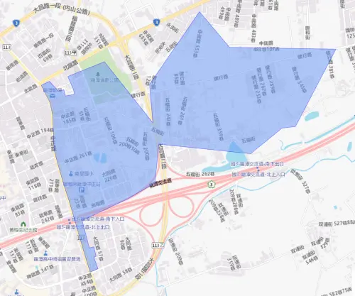 ▲桃園市龍潭區7月31日停水範圍。（圖／自來水公司water.gov.tw）