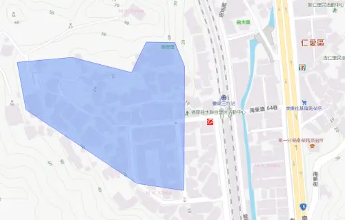 ▲基隆市仁愛區7月31日停水範圍。（圖／自來水公司water.gov.tw）