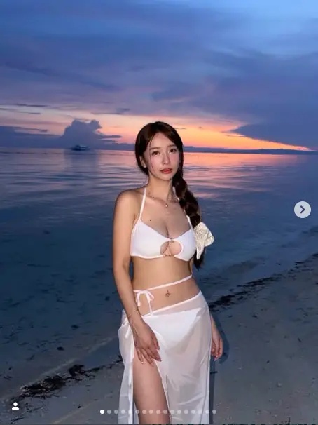 ▲派偉俊表示與禾羽（如圖）相處起來價值觀、個性等都很合，因此展開交往，目前約三個多月，關係很穩定。（圖／禾羽IG@kimi_0531）
