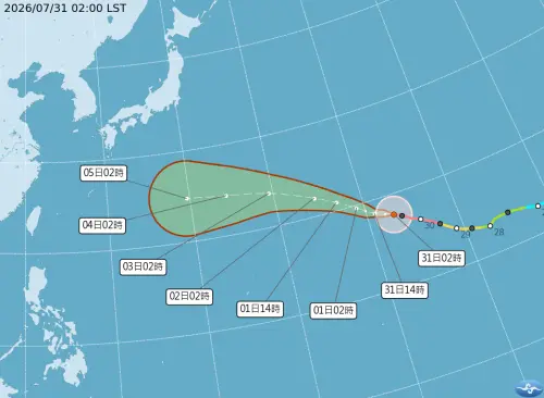 白海豚颱風「路徑突然不轉彎了」！各國最新預測曝　台灣變更危險
