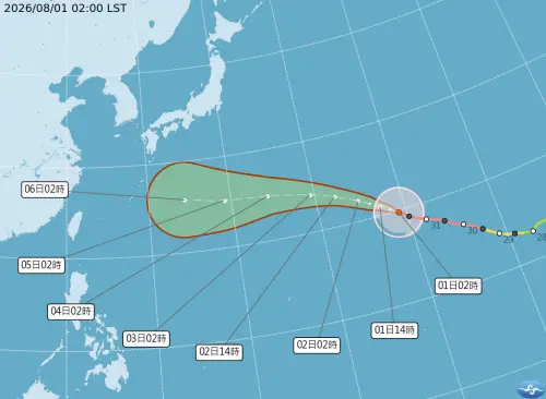 白海豚颱風「亂游不去日本了」！最新預測路徑曝　台灣又變更危險