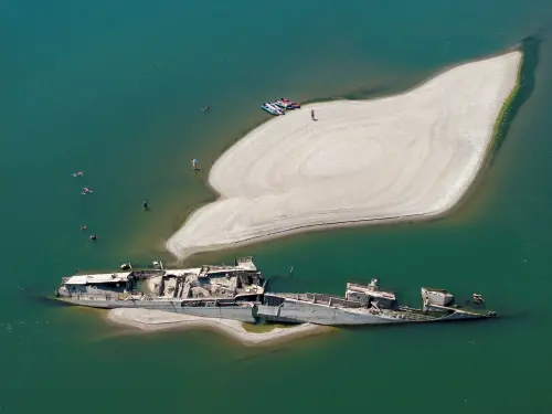 歐洲熱浪把河水蒸乾！多瑙河水位創歷史新低　二戰德軍沉船重現