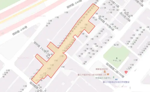 ▲台北市萬華區8月3日停水範圍。（圖／自來水公司water.gov.tw）