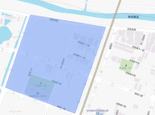 ▲雲林縣虎尾鎮8月3日停水範圍。（圖／自來水公司water.gov.tw）