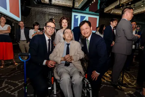 林佳龍悼念黃崇仁不捨發聲！讚他以台灣心開創產業和育才