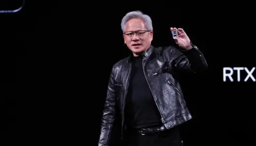 Nvidia CEO Jensen Huang discusses the company’s latest technology developments. (TCN)