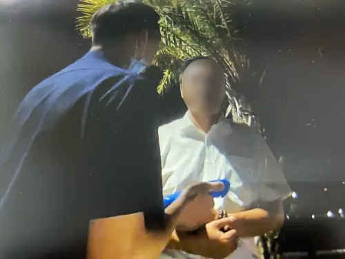 ▲林男坦承，稍早在北高雄某熱炒店飲酒，警方將開出最高可處新臺幣12萬元以下罰鍰，並將車輛移置保管。（（圖／記者郭凱杰翻攝）