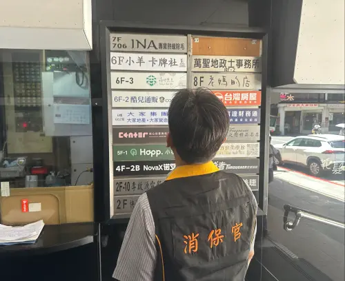 ▲西門町「小羊卡牌社」疑似無預警停業，臺北市主任消保官林傳健前往現場發現大門緊閉。（圖／臺北市消保官提供）