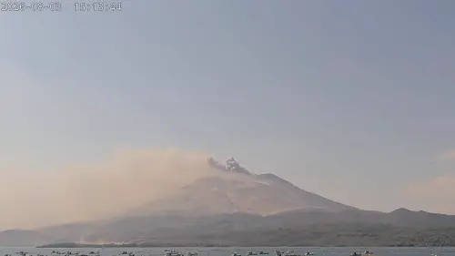 櫻島火山再噴發！火山灰衝3000公尺　鹿兒島多地恐降灰