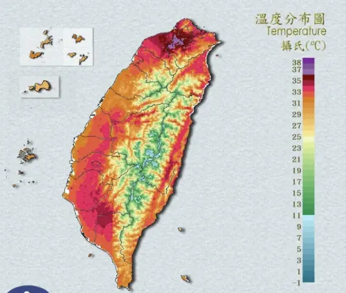 桃園飆38.8度！台北、新北風都是熱的　氣象署：10縣市高溫警戒