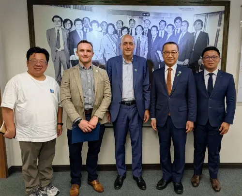 會晤自由之家執行長　徐國勇盼提升防衛能力：攜手因應威權挑戰