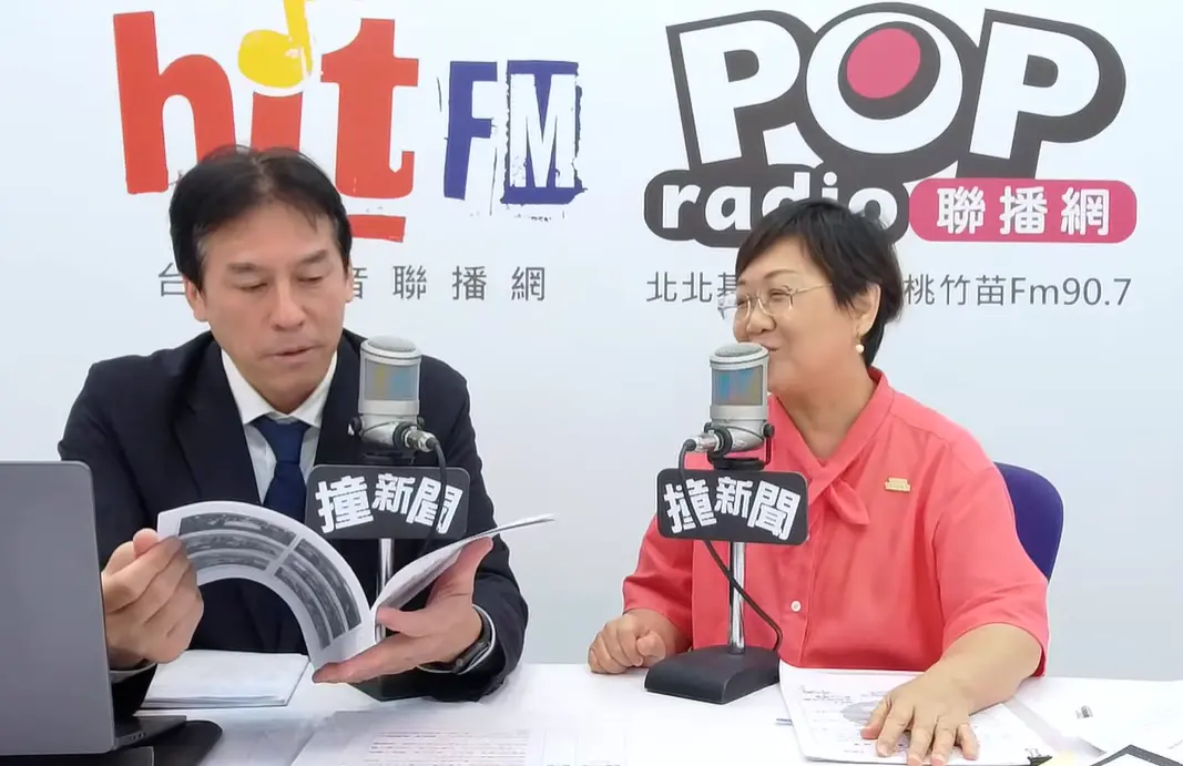 ▲僑委會委員長徐佳青直言，民眾黨團拿5頁版簡易報告開記者會對她潑髒水，細版報告有30頁。（圖／翻攝自《POP撞新聞》）