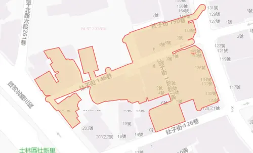 ▲台北市士林區8月5日停水範圍。（圖／自來水公司water.gov.tw）