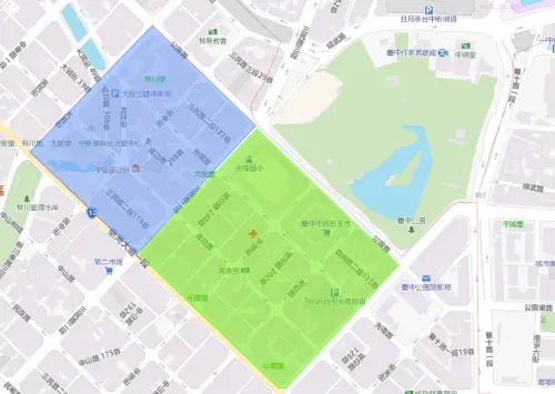 ▲台中市8月5日停水範圍。（圖／自來水公司water.gov.tw）