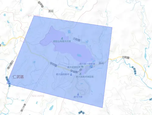 ▲高雄市8月5日停水範圍。（圖／自來水公司water.gov.tw）