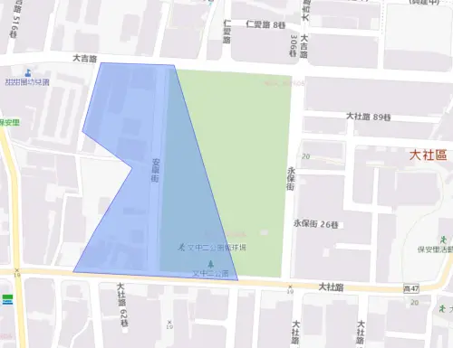 ▲高雄市大社區8月5日停水範圍。（圖／自來水公司water.gov.tw）