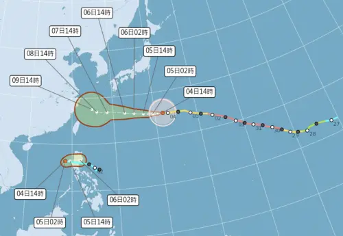 白海豚威力變強了！氣象署估周五發海警　還有2颱風恐接力生成