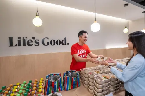 ▲LG舉辦員工交流活動並提供餐點，藉此促進跨部門互動，將員工照護融入日常職場文化。（圖／LG提供）