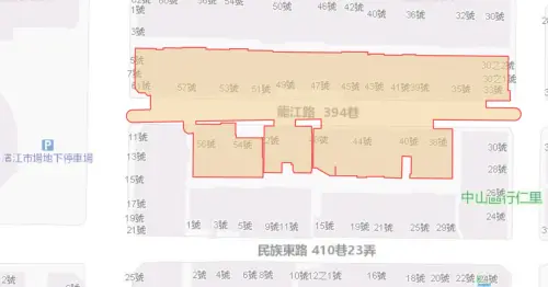 ▲台北市中山區8月6日停水範圍。（圖／自來水公司water.gov.tw）