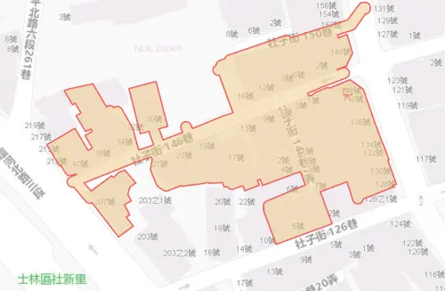 ▲台北市士林區8月6日停水範圍。（圖／自來水公司water.gov.tw）