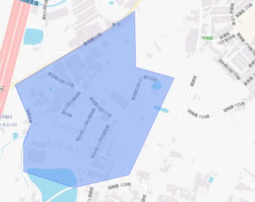 ▲桃園市平鎮區8月6日停水範圍。（圖／自來水公司water.gov.tw）