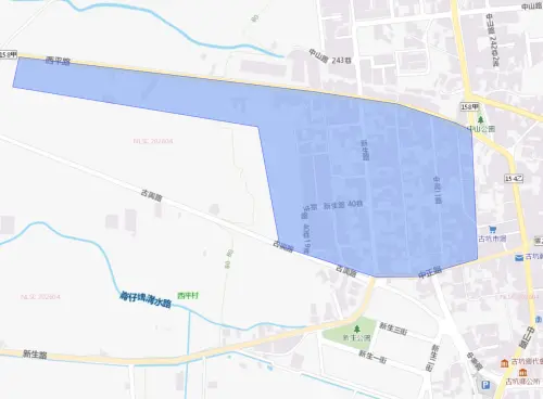 ▲雲林縣古坑鄉8月6日停水範圍。（圖／自來水公司water.gov.tw）