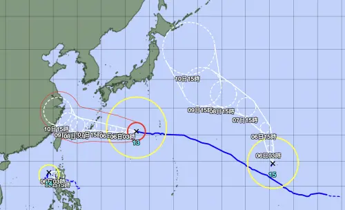 昌鴻颱風生成「3颱共舞」！路徑往日本　白海豚周五發海上警報
