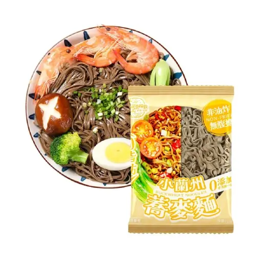 ▲主打非油炸麵體的「輕食糧飲」台灣製蕎麥麵首度進榜即拿下第 9 名，單日爆賣破 5,000 包，成為今年中元檔期的低卡黑馬。（圖／momo購物網提供）