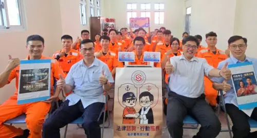 提供法律諮詢服務！海巡署南部分署到東港漁港舉辦法治教育宣導
