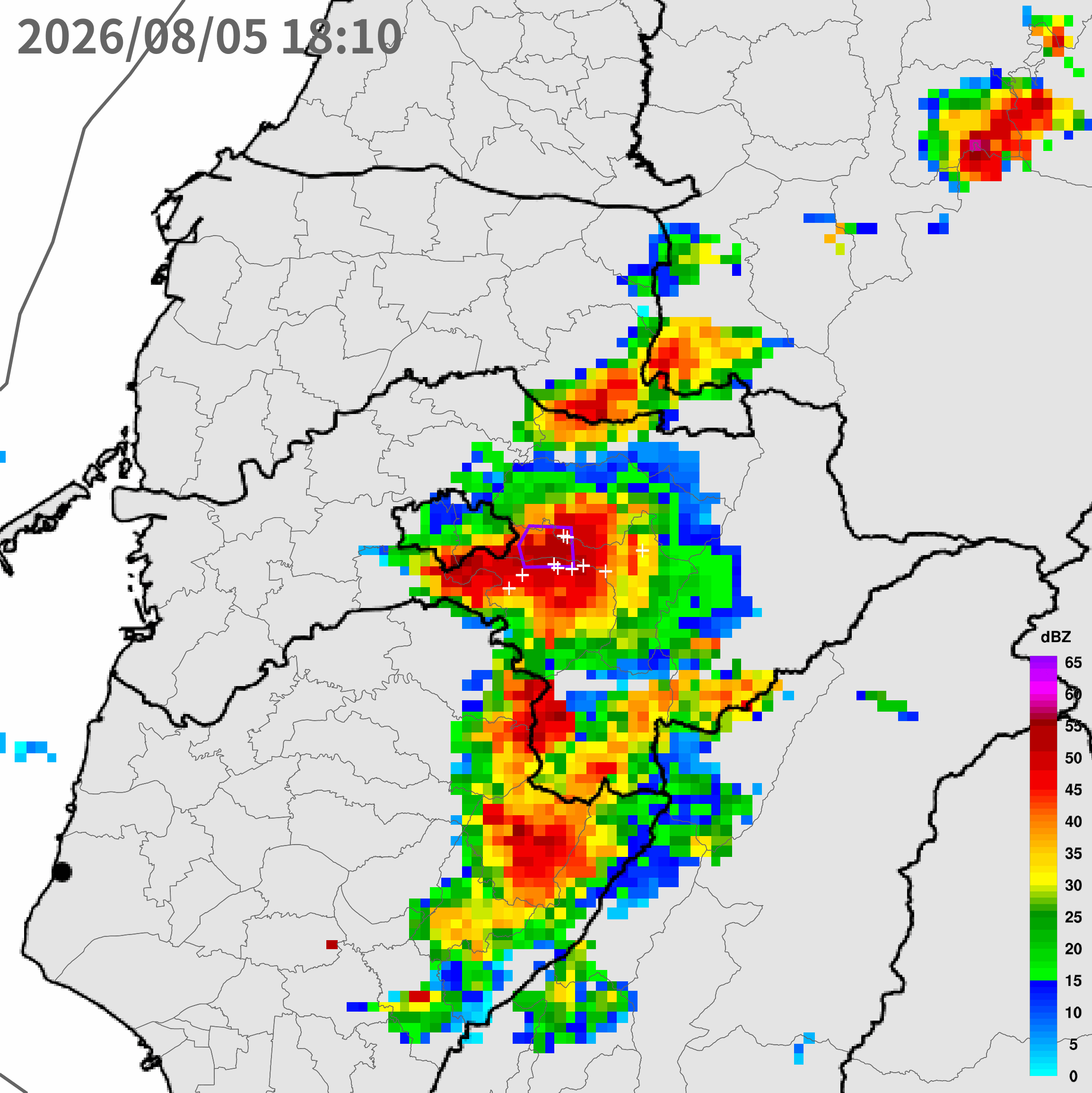 ▲氣象署針對「嘉義縣」發布大雷雨即時訊息，持續時間至19時37分止。（圖／中央氣象署cwa.gov.tw）