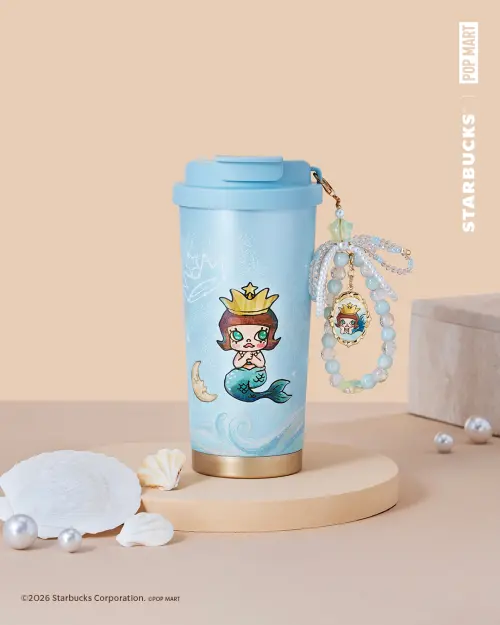 ▲「MOLLY不鏽鋼杯」1680元，容量488毫升。（圖／星巴克starbucks.com.tw）