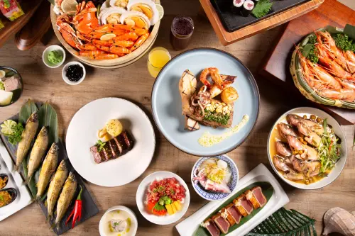 萬豪酒店buffet升級！自助吧7成海鮮　鮪魚、天使蝦、海膽吃到飽