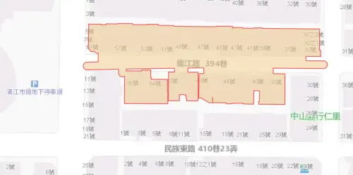 ▲台北市中山區8月7日停水範圍。（圖／自來水公司water.gov.tw）