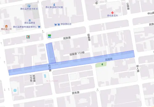 ▲台南市8月7日停水範圍。（圖／自來水公司water.gov.tw）