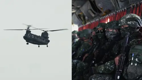 漢光42》共軍若犯台怎擋？契努克、黑鷹直升機出動　載兵跨區增援