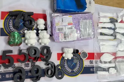 阻止毒品流入市面！保三總隊二大隊攜高雄關偵破郵包走私毒品案