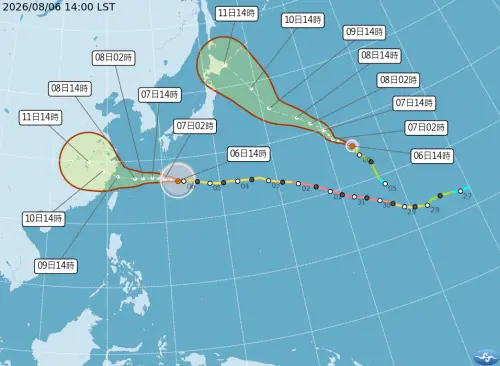 天氣／白海豚明發海警！父親節北部「狂炸豪雨」　南部雨連下5天