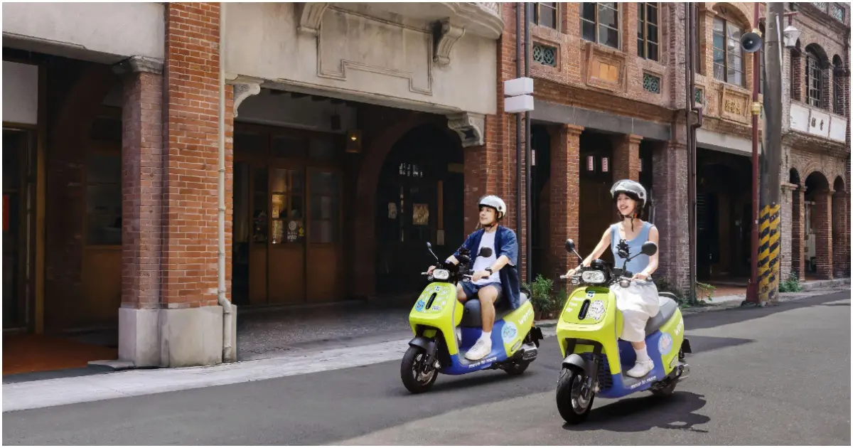 ▲WeMo打破傳統交通工具邊界，將共享機車定位為流動的城市策展載體。