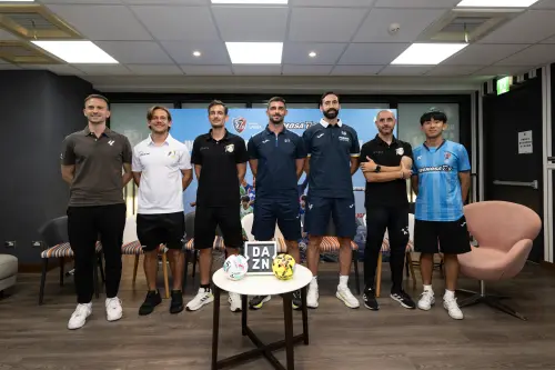 ▲比利亞雷亞爾（Villarreal CF）與赫塔費（Getafe CF）青年隊來台參與Formosa 7s，讓台灣球員近距離感受西班牙職業青訓強度。（圖／柏文健康事業提供）