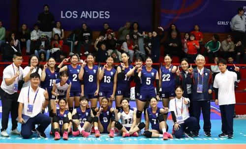 ▲中華U17女排明（8）日凌晨2點將迎戰韓國，力拚分組賽二連勝。（圖／中華排協提供）