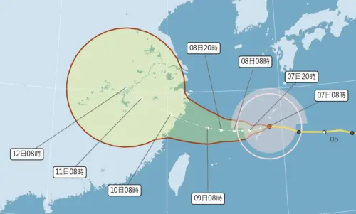 白海豚颱風14:30發海警！北部東北部海域注意　氣象署明再發陸警
