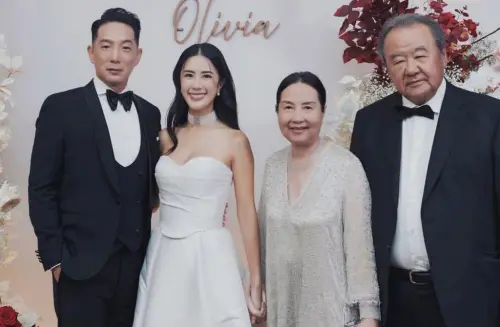 ▲長子徐子翔（左一）離世，讓徐莉玲（左三）經歷「白髮人送黑髮人」的打擊。（圖／翻攝自徐莉玲臉書）