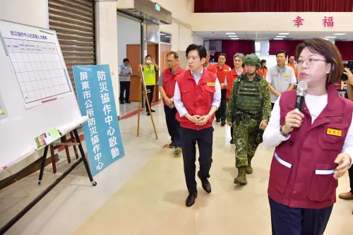 視察屏東城鎮韌性演習！張惇涵喊：有準備就會更安全