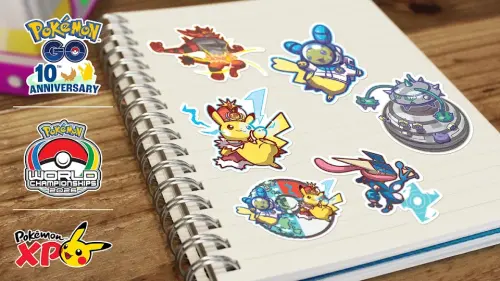 ▲「WCS/PXP貼圖」可於補給站或友情禮物、商店等地方取得。（圖／Pokémon GO提供）