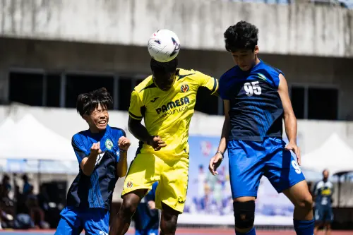 ▲比利亞雷亞爾（Villarreal CF）U16以3：0擊敗地主高雄Attackers FC，展現西甲職業俱樂部青訓的技術與戰術執行力。（圖／柏文健康事業提供）